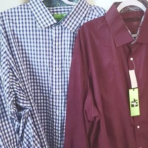 Big & Tall:  Men's Bristol & Bull Casual Button-Down Shirts